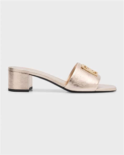 givenchy 46 logo leather mules|Givenchy Neiman Marcus Women Accessories.